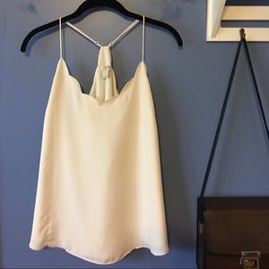 J.Crew Scalloped Tank Top